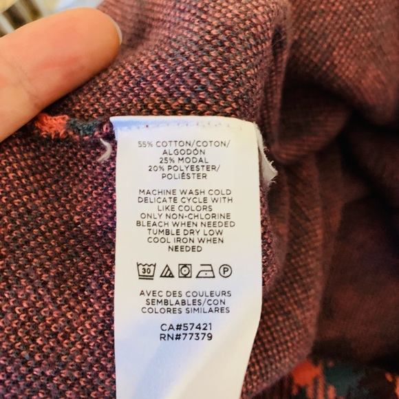 Ann Taylor Plaid Sweater Blouse - GUC - Picture 5 of 5